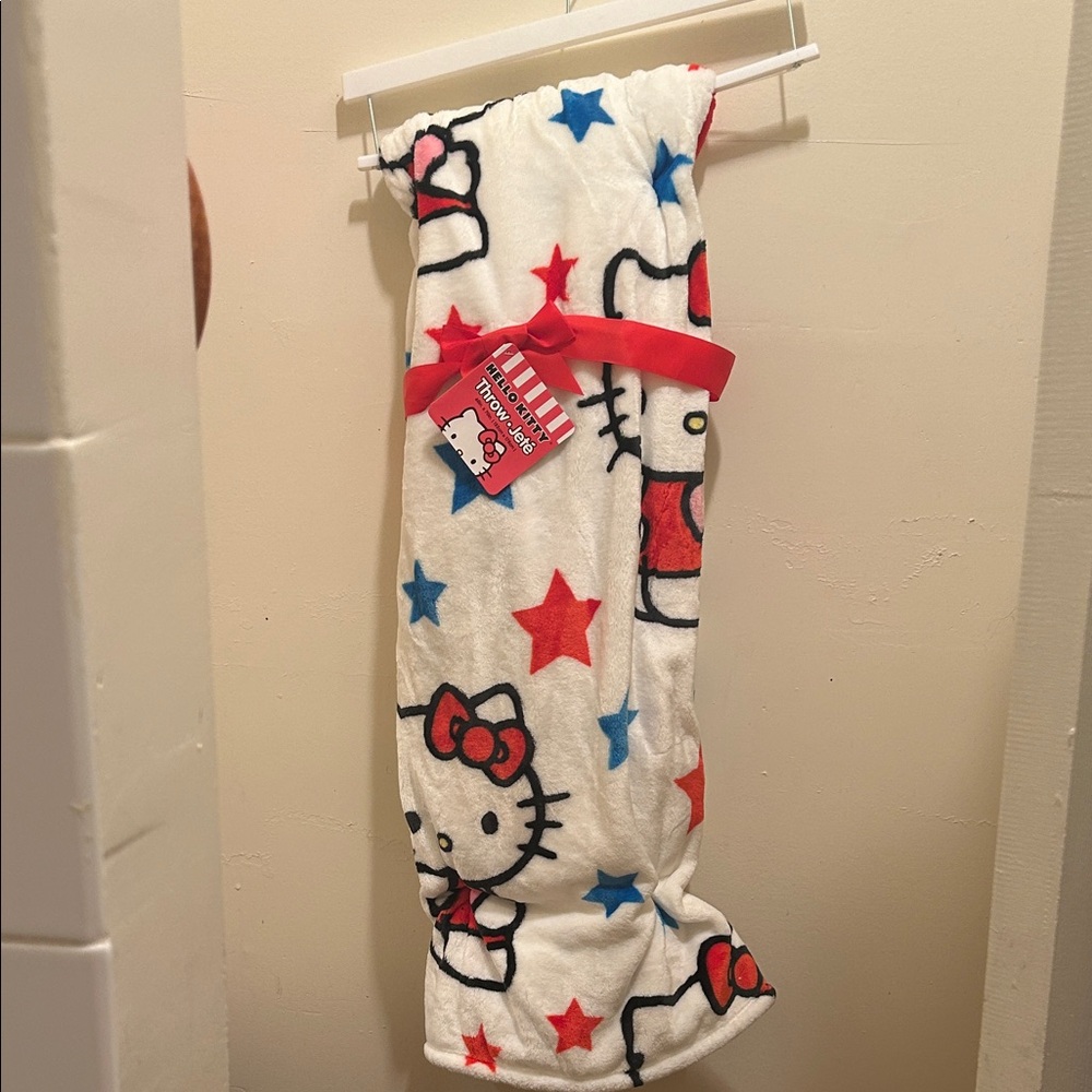 Hello Kitty Kids Pajama Bottoms - Red and Blue Stars